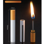 Cigarette-Style Liquid Fuel Lighter