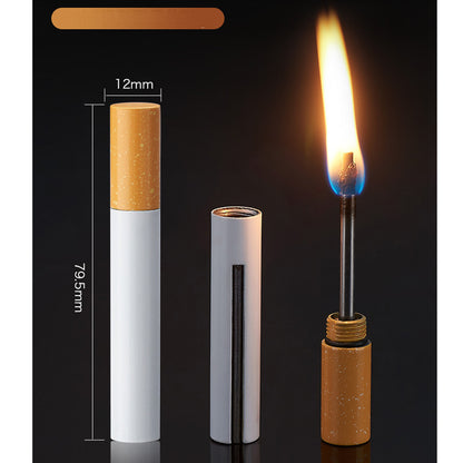 Cigarette-Style Liquid Fuel Lighter