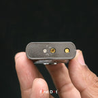 First Dot Classic Leather Wrap Metal Lighter
