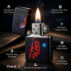 First Dot Cosmic Astronaut Windproof Cigarette Lighter