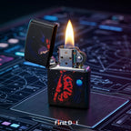 First Dot Cosmic Astronaut Windproof Cigarette Lighter