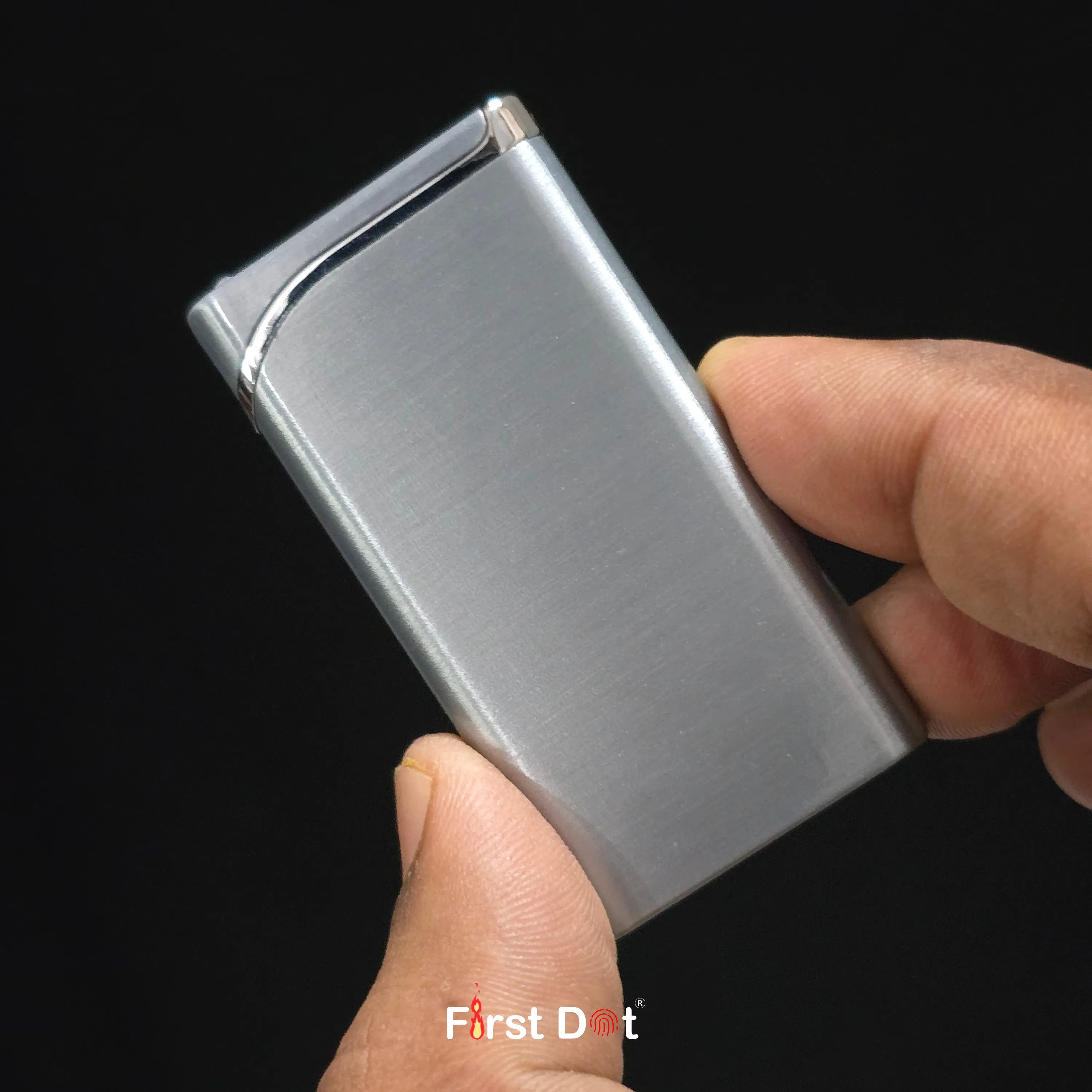 First Dot Creative Slim Red Jet Flame Cigarette Lighter