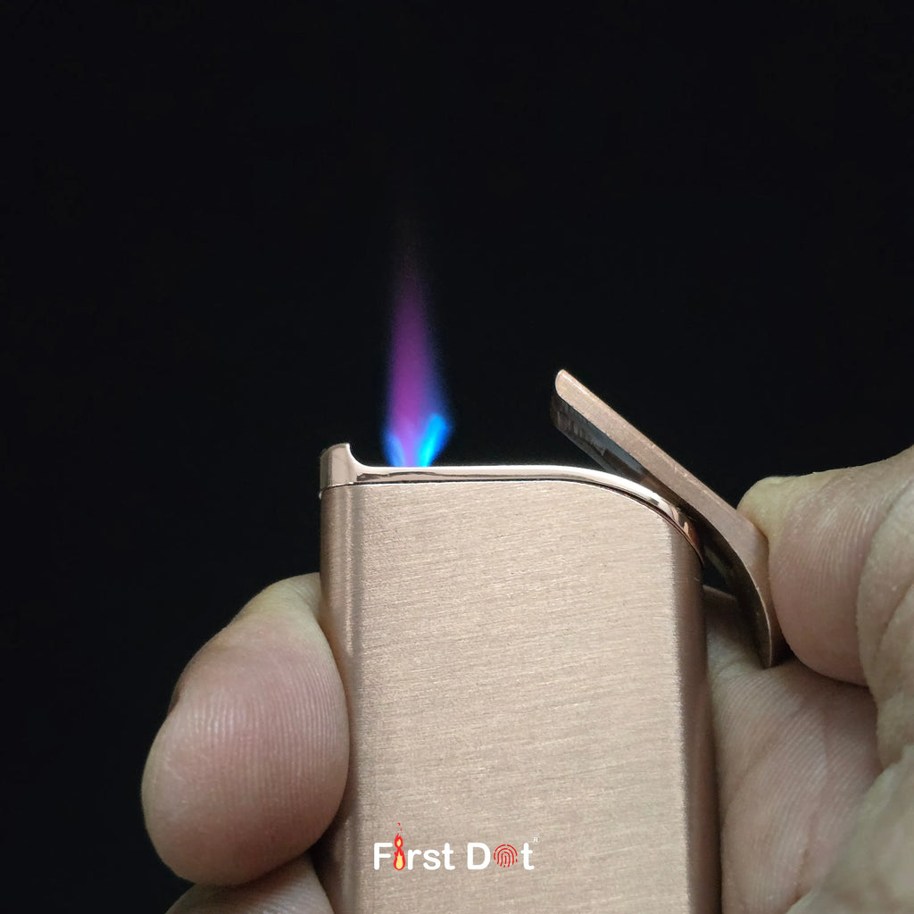 First Dot Creative Slim Red Jet Flame Cigarette Lighter