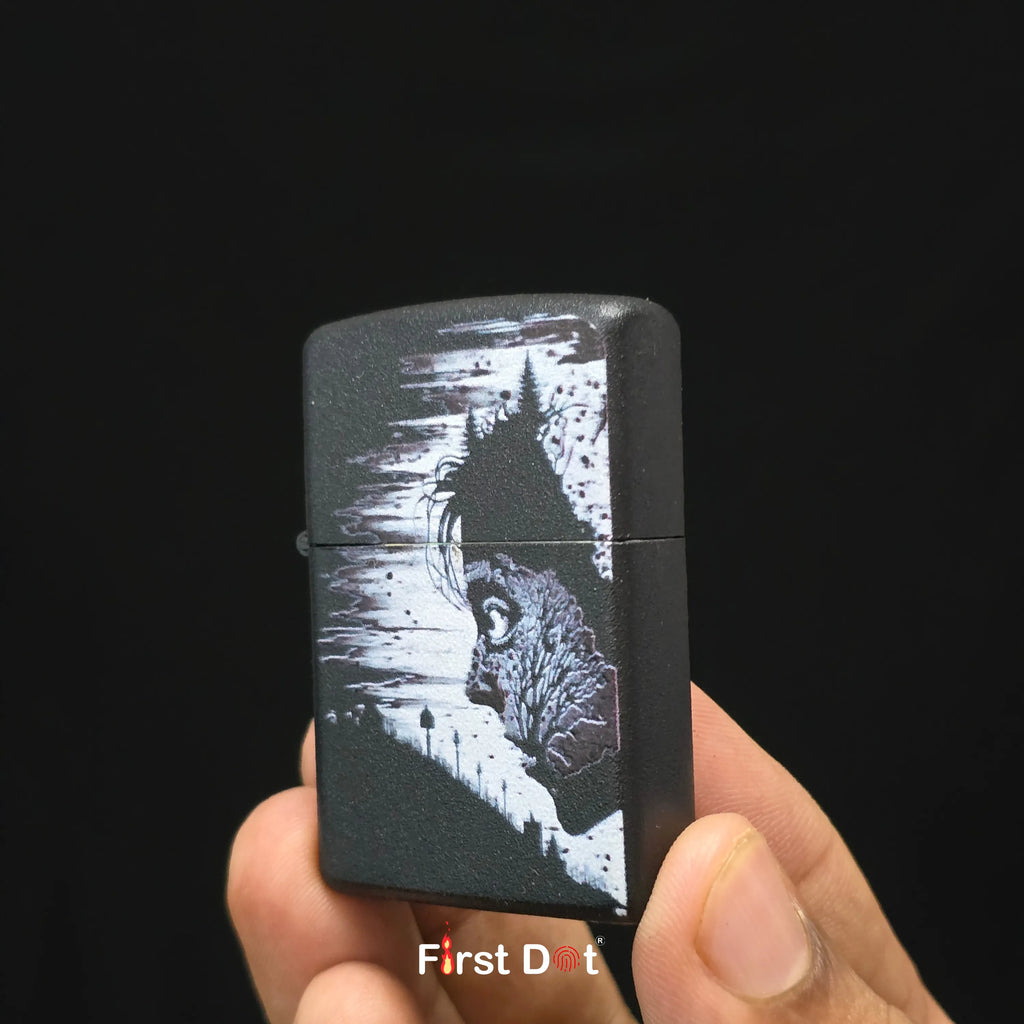 First Dot Dark Artistic Illustration Lighters Pack of 2