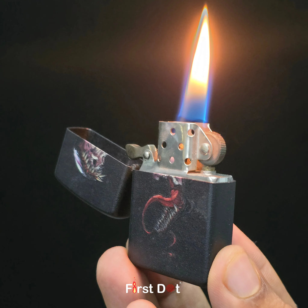 First Dot Dark Fantasy Aesthetic Skull Lighter Pack of 2