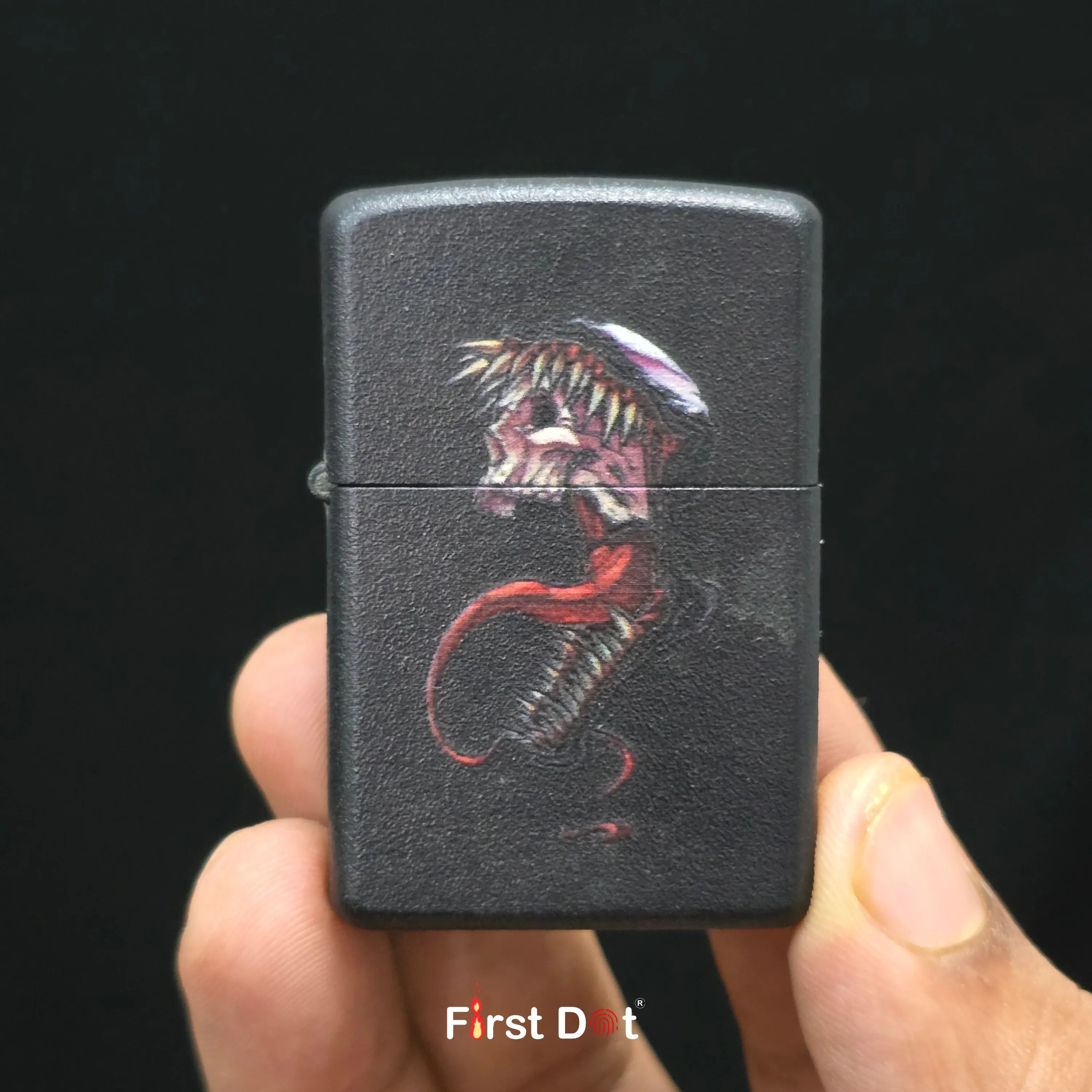 First Dot Dark Fantasy Aesthetic Skull Lighter Pack of 2