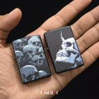 First Dot Dark Gothic Skull Art Lighters Pack of 2