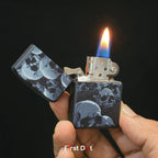 First Dot Dark Gothic Skull Art Lighters Pack of 2