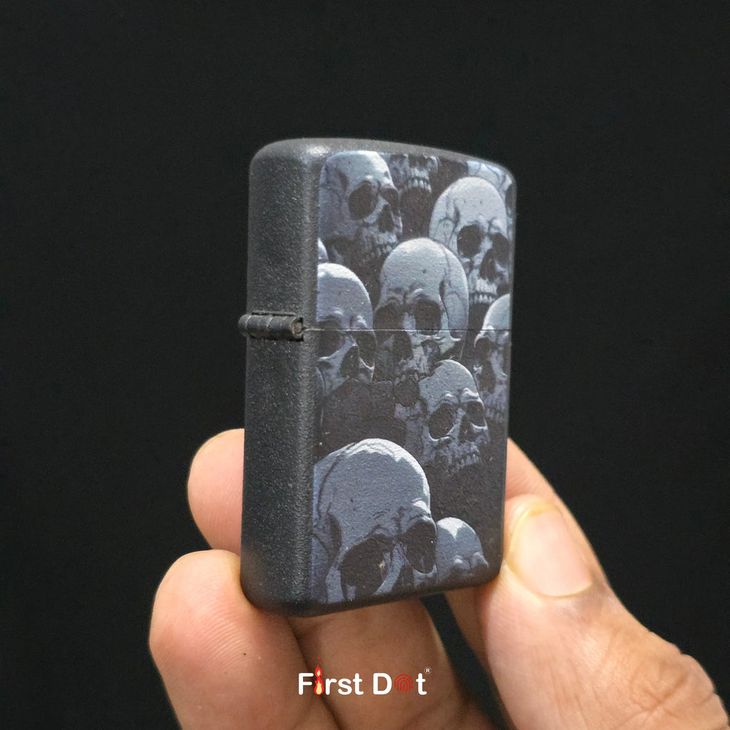 First Dot Dark Gothic Skull Art Lighters Pack of 2