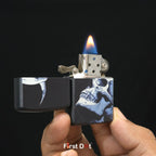 First Dot Dark Gothic Skull Art Lighters Pack of 2