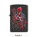 First Dot Deadpool Windproof Cigarette Lighter