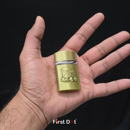Dice Stack Cigarette Lighter – Windproof Green Jet Flame Gas Lighter