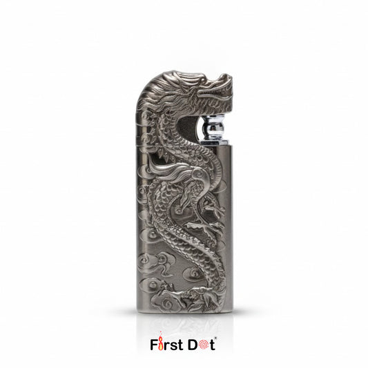 Dragon Dual Flame Wind-Resistant Metal Lighter