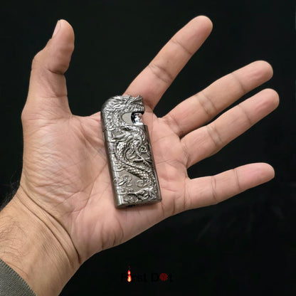 Dragon Dual Flame Wind-Resistant Metal Lighter