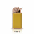 Eagle Dual Flame Wind-Resistant Metal Lighter (Gold)