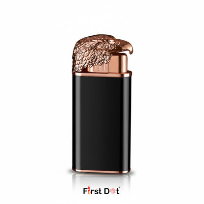 Eagle Dual Flame Wind-Resistant Metal Lighter (Black)