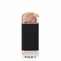 Eagle Dual Flame Wind-Resistant Metal Lighter (Matte Black)