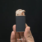 Eagle Dual Flame Wind-Resistant Metal Lighter (Matte Black)