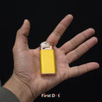 Eagle Dual Flame Wind-Resistant Metal Lighter (Matte Gold)