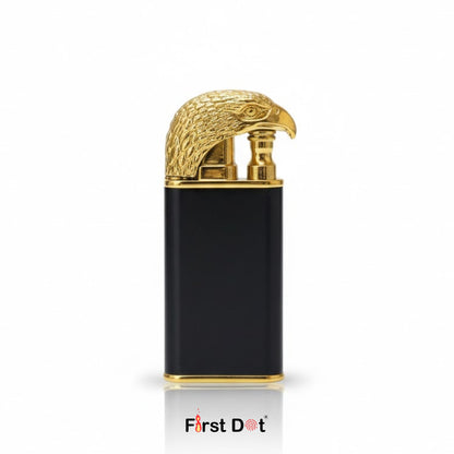 Eagle Head Dual Flame Wind-Resistant Metal Lighter (Black)