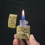 Eagle Liberty Engraved Metal Cigarette Lighter