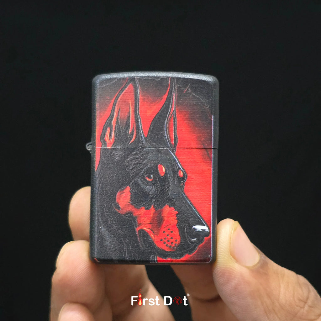 First Dot Fierce Doberman Lighters Pack of 2