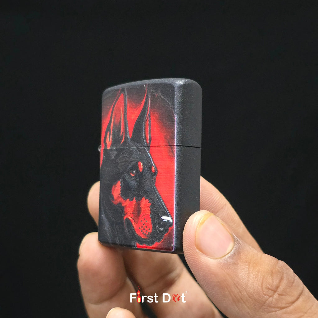 First Dot Fierce Doberman Lighters Pack of 2