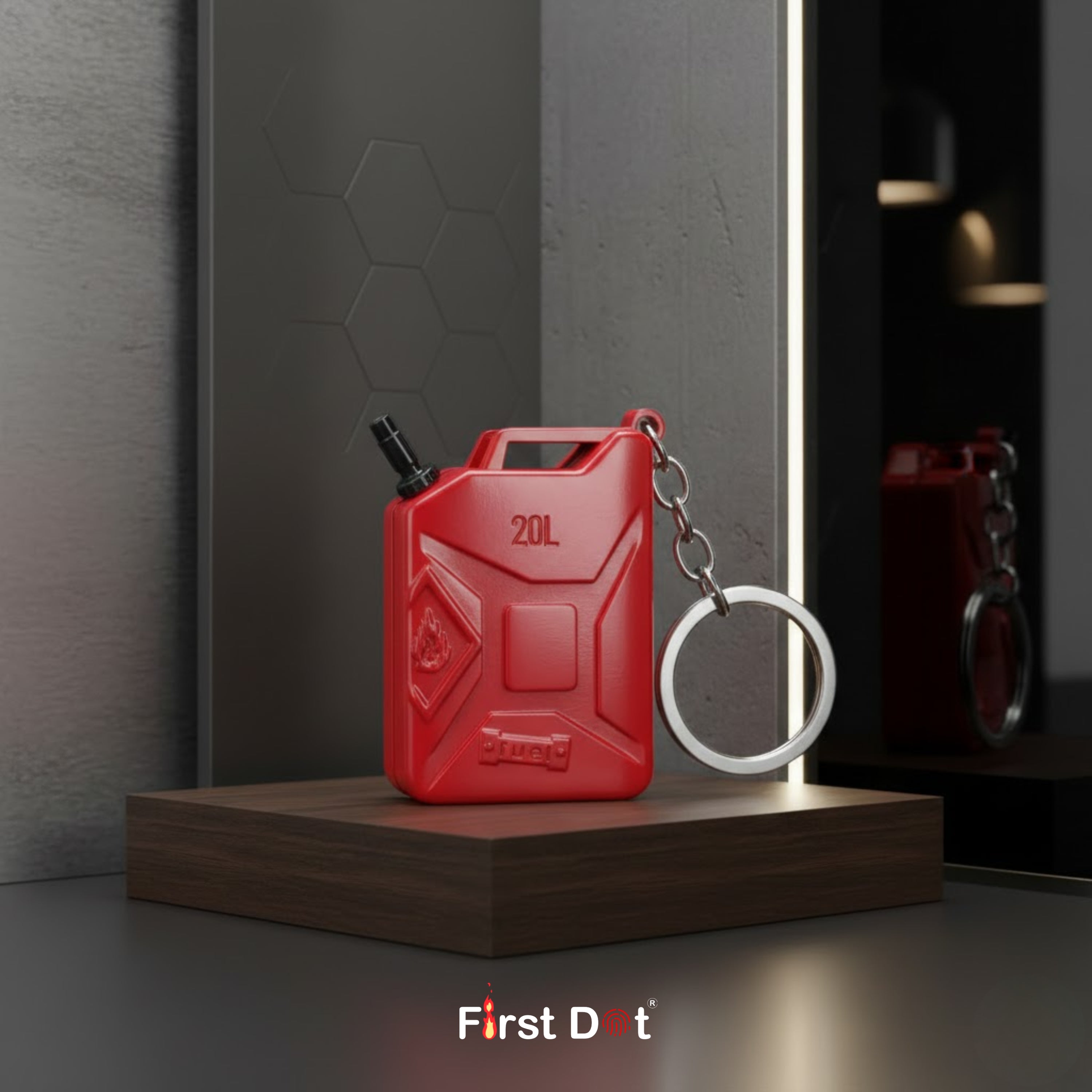 Fuel Can Keychain Cigarette Lighter