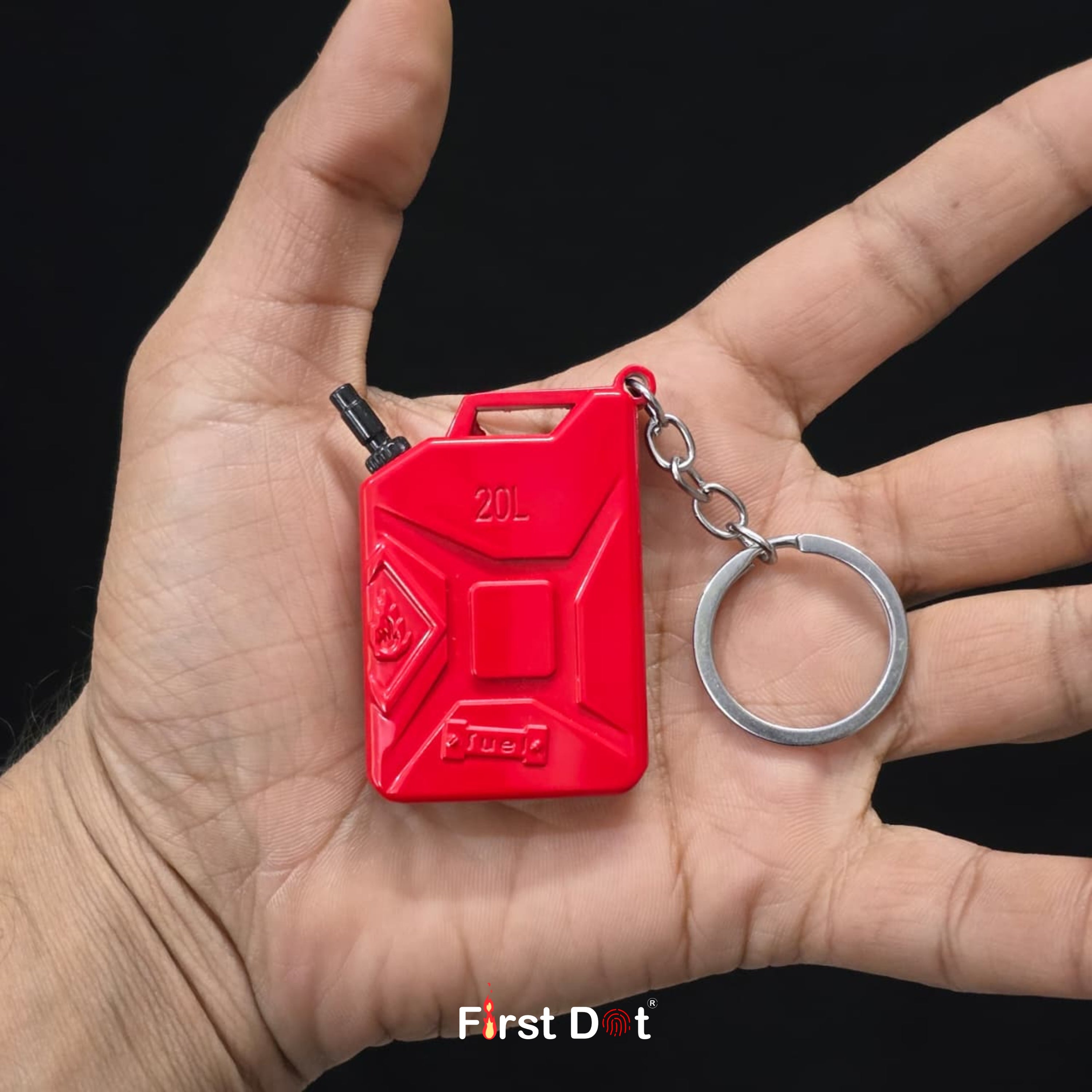 Fuel Can Keychain Cigarette Lighter