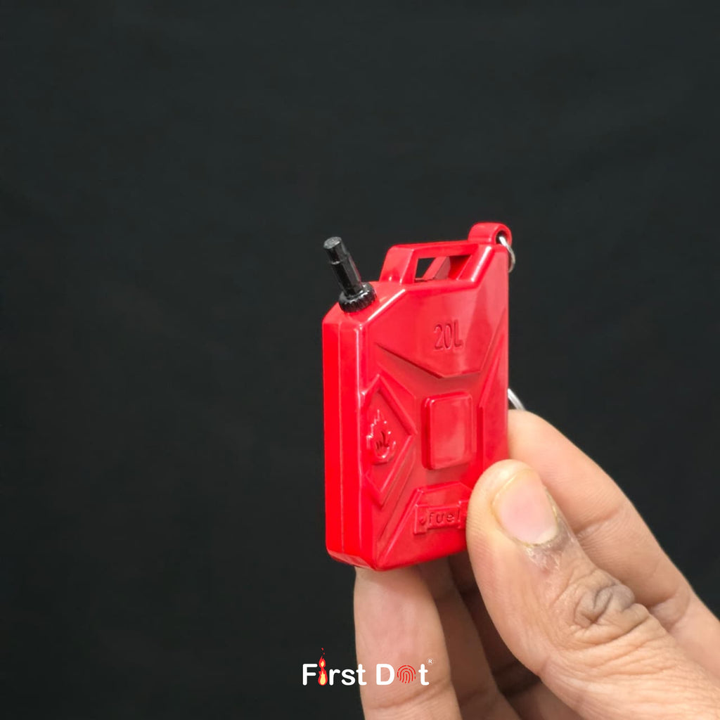 Fuel Can Keychain Cigarette Lighter