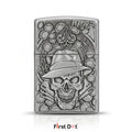First Dot Gambling Skull Classic Windproof Lighter
