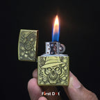 First Dot Gambling Skull Classic Windproof Lighter