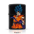 First Dot Goku Super Saiyan Blue Windproof Cigarette Lighter