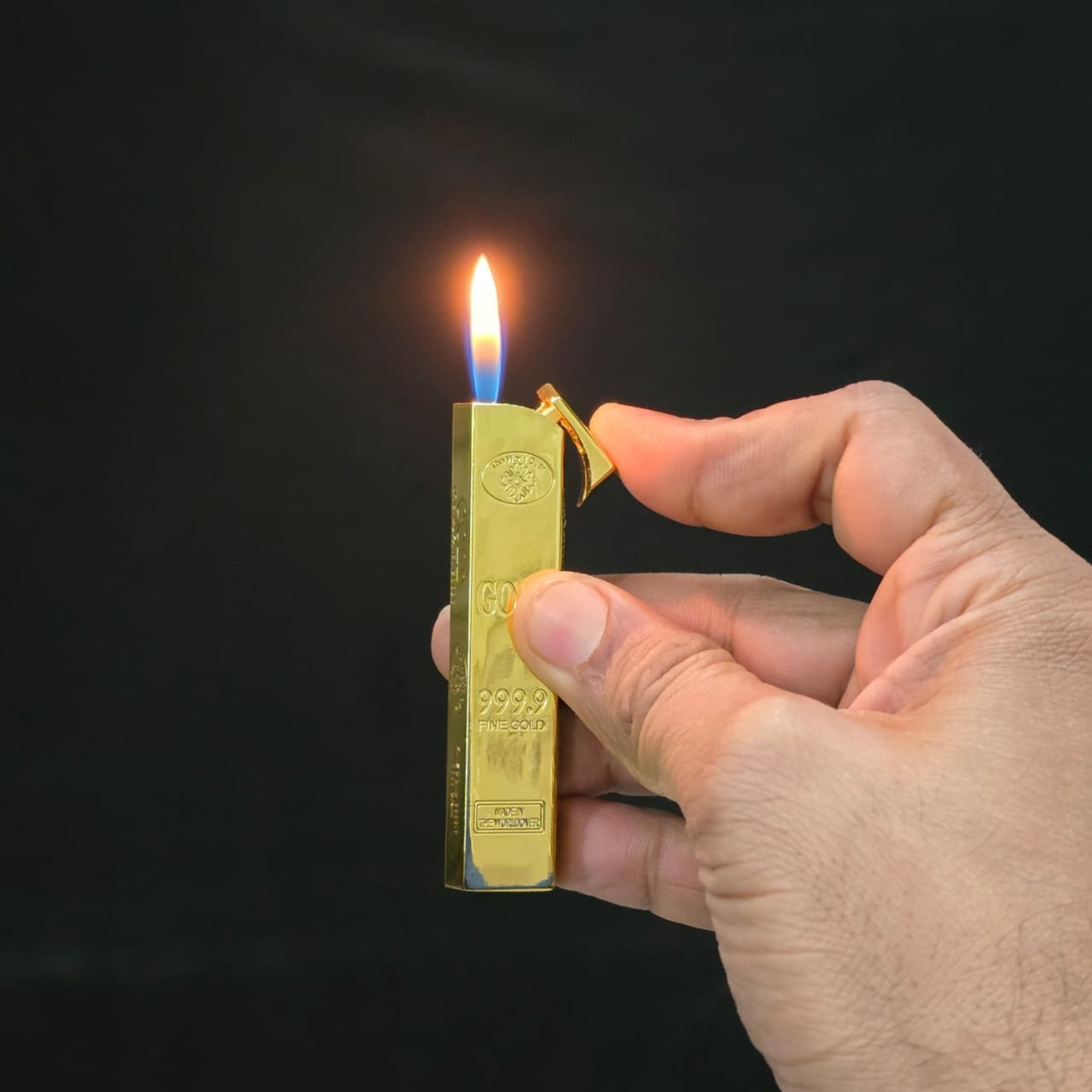 Classic Gold Bar Butane Gas Lighter