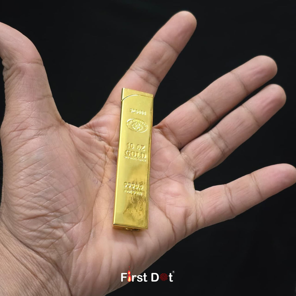 Classic Gold Bar Butane Gas Lighter
