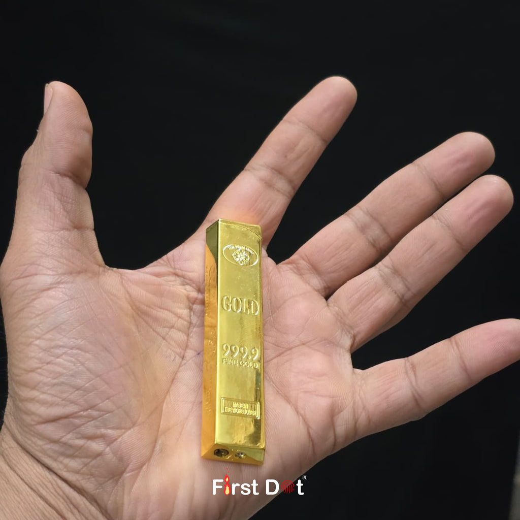 Classic Gold Bar Butane Gas Lighter