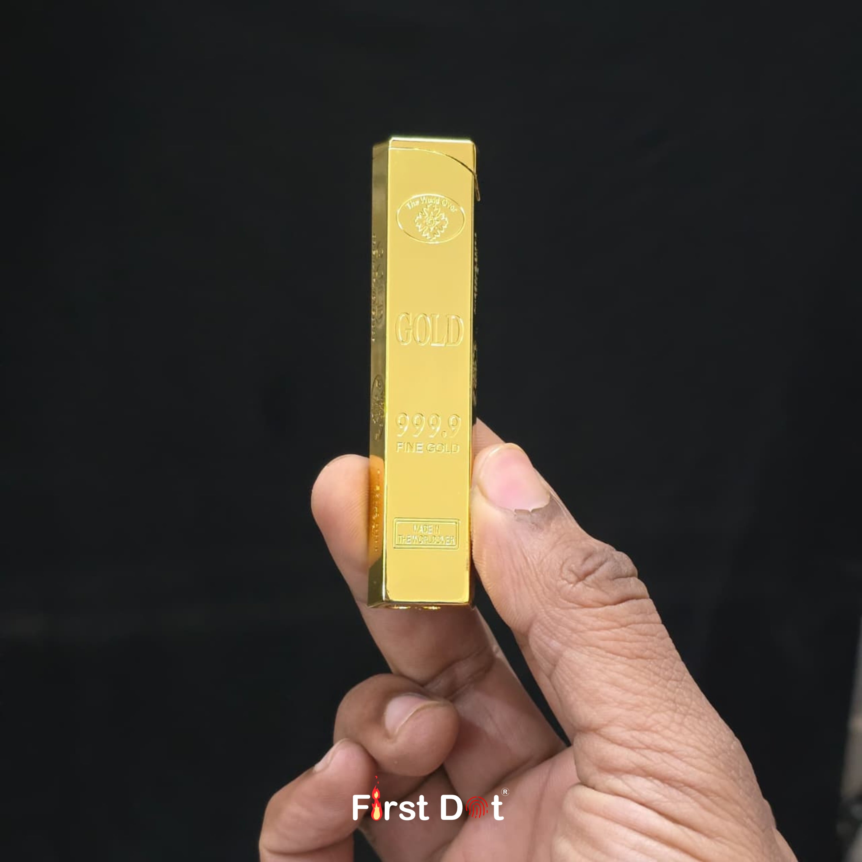 Classic Gold Bar Butane Gas Lighter
