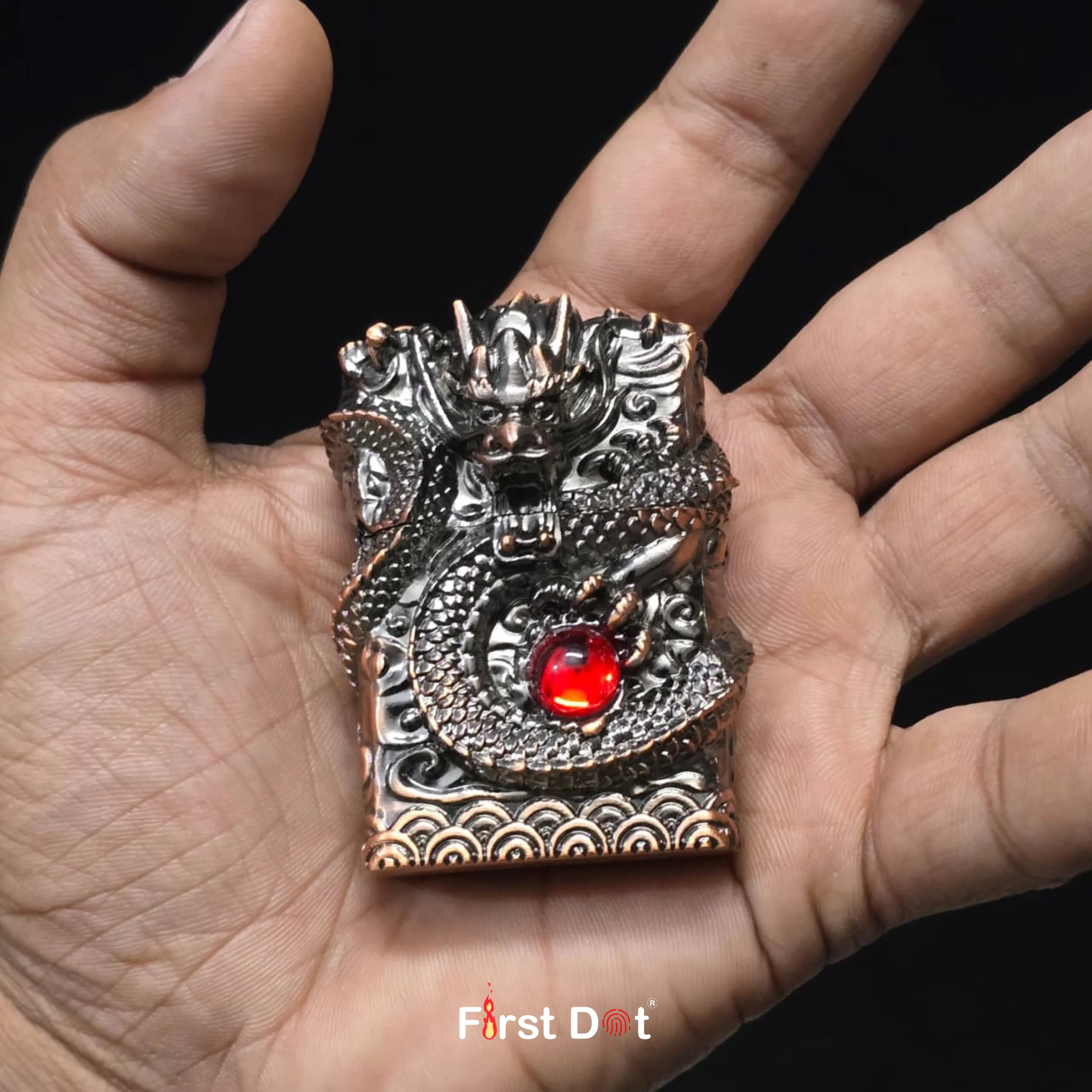 God Dragon Vintage Cigarette Lighter (Free 50ml fuel)