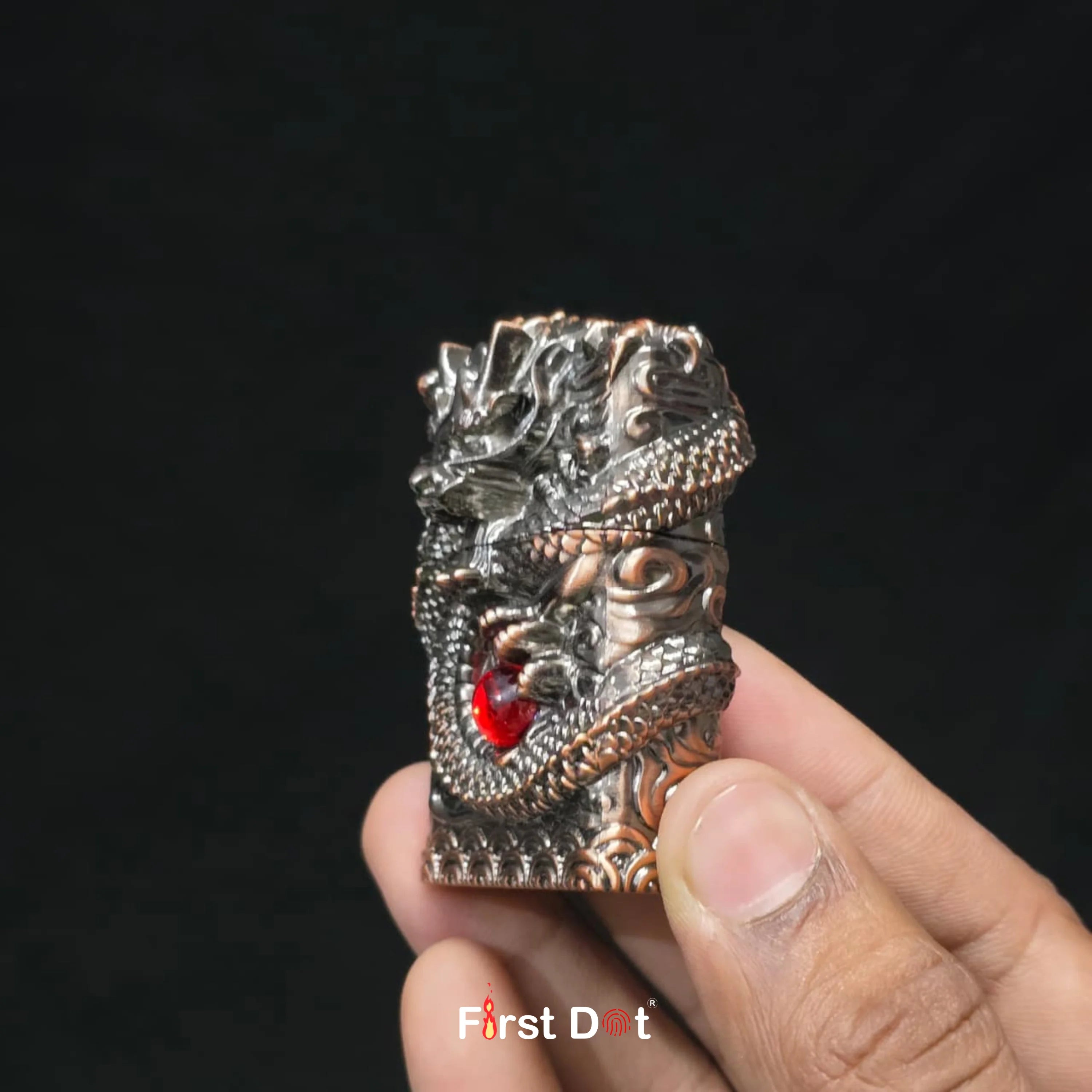 God Dragon Vintage Cigarette Lighter (Free 50ml fuel)