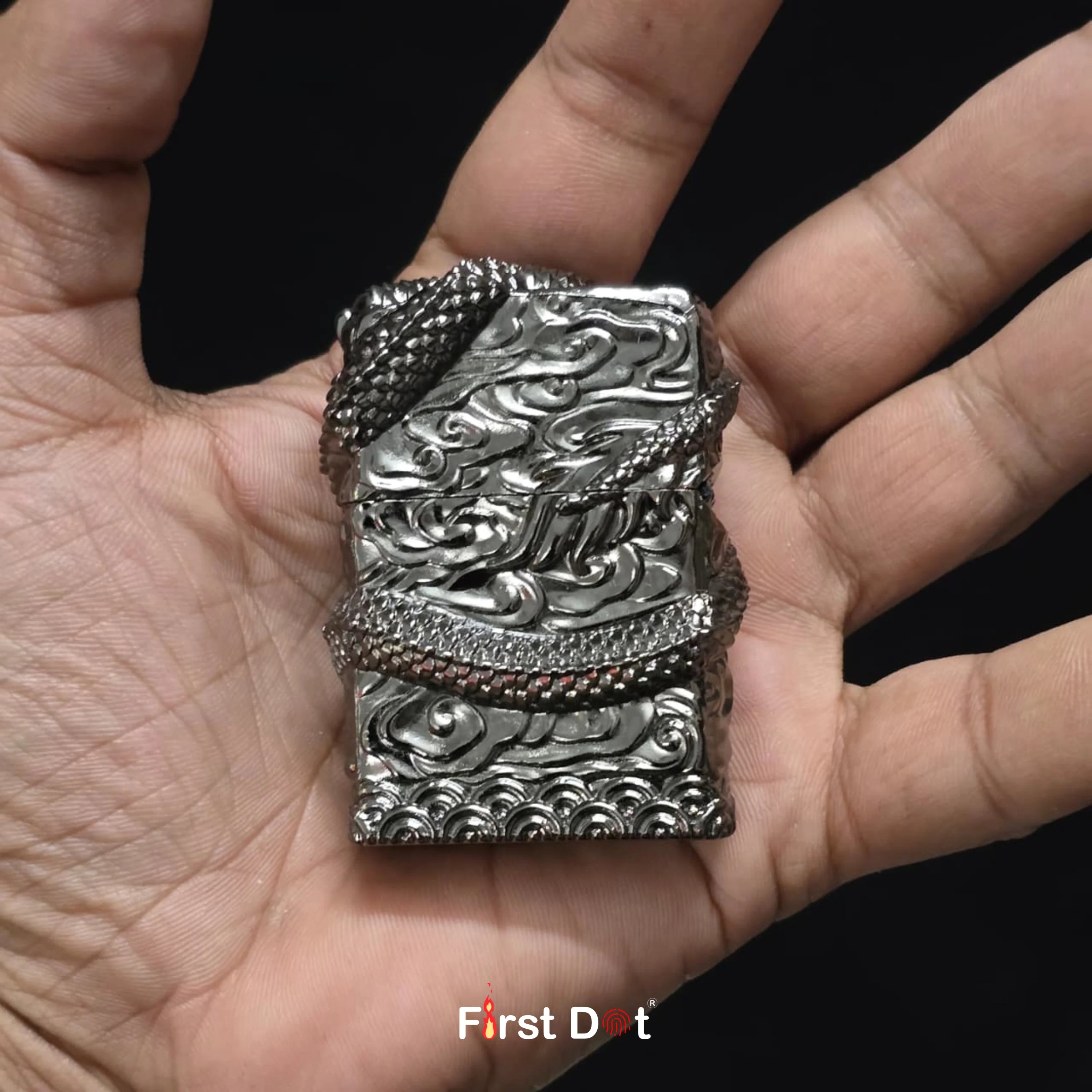 God Dragon Vintage Cigarette Lighter (Free 50ml fuel)