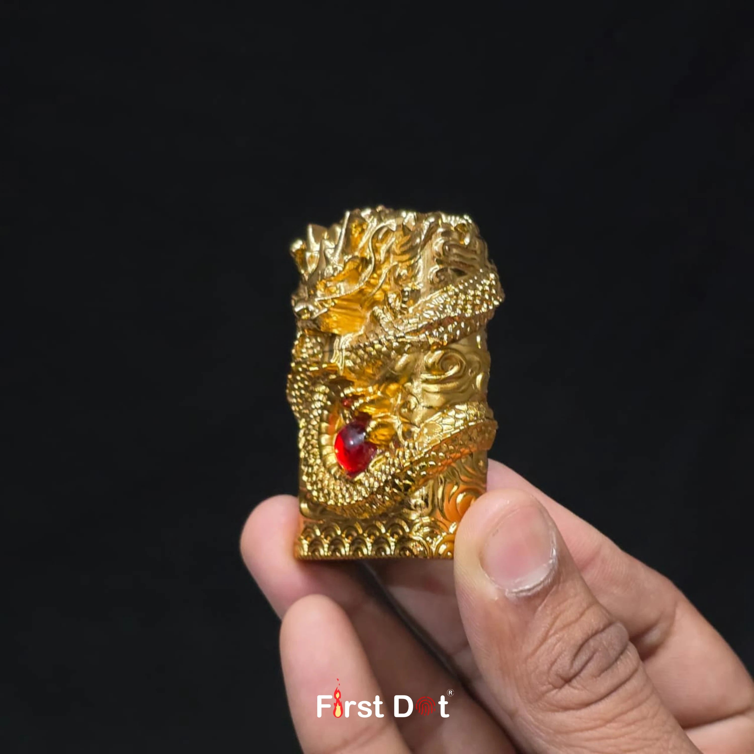 God Dragon Vintage Cigarette Lighter