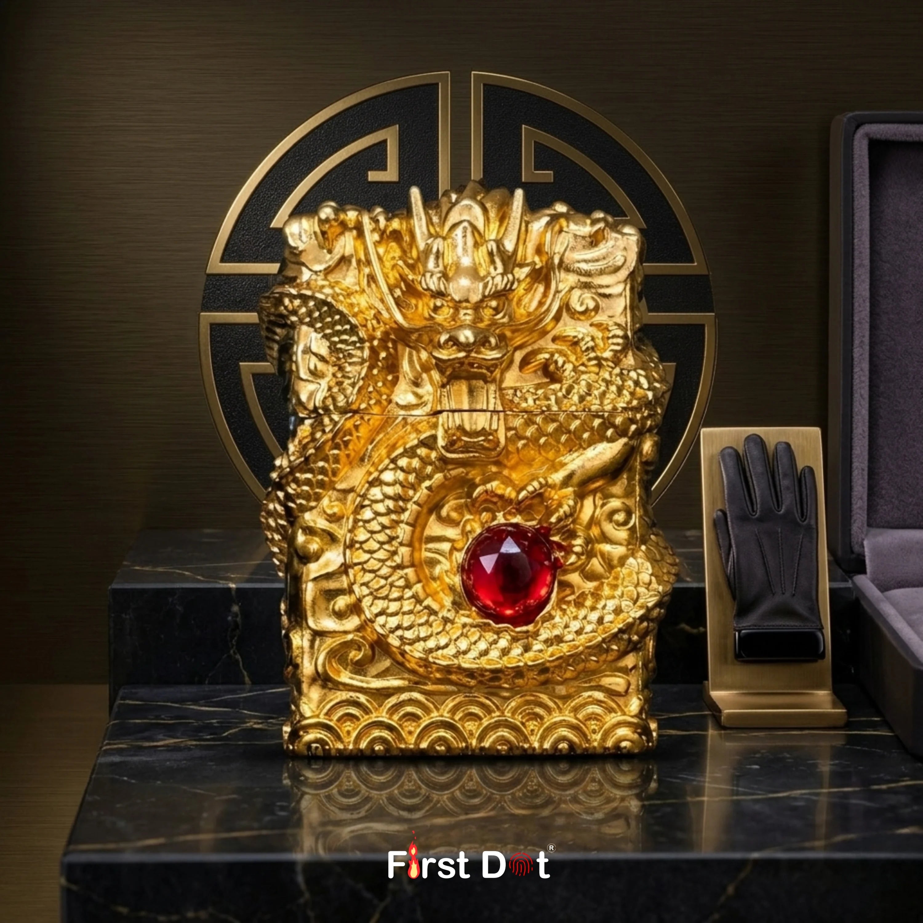 God Dragon Vintage Cigarette Lighter (Free 50ml fuel)