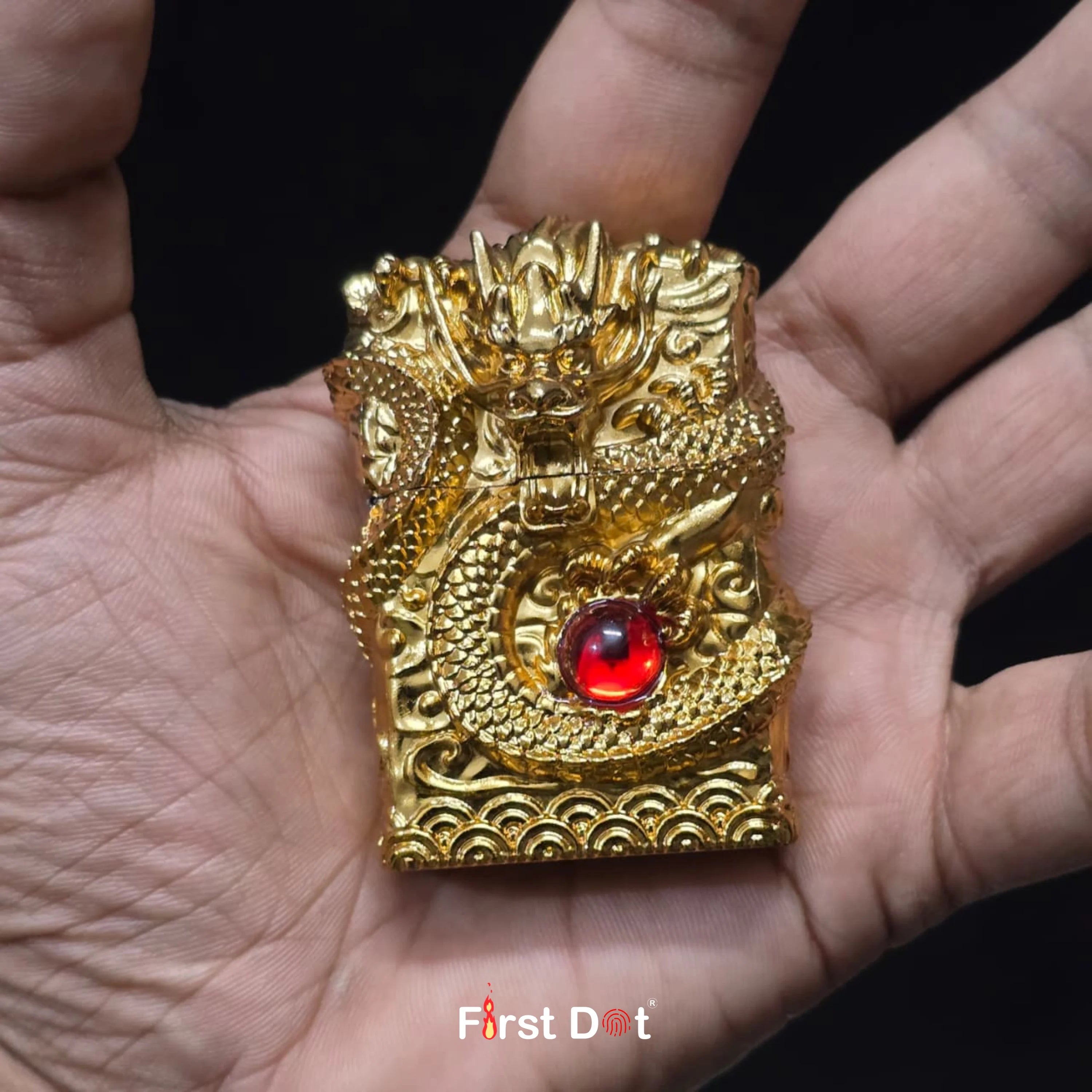 God Dragon Vintage Cigarette Lighter