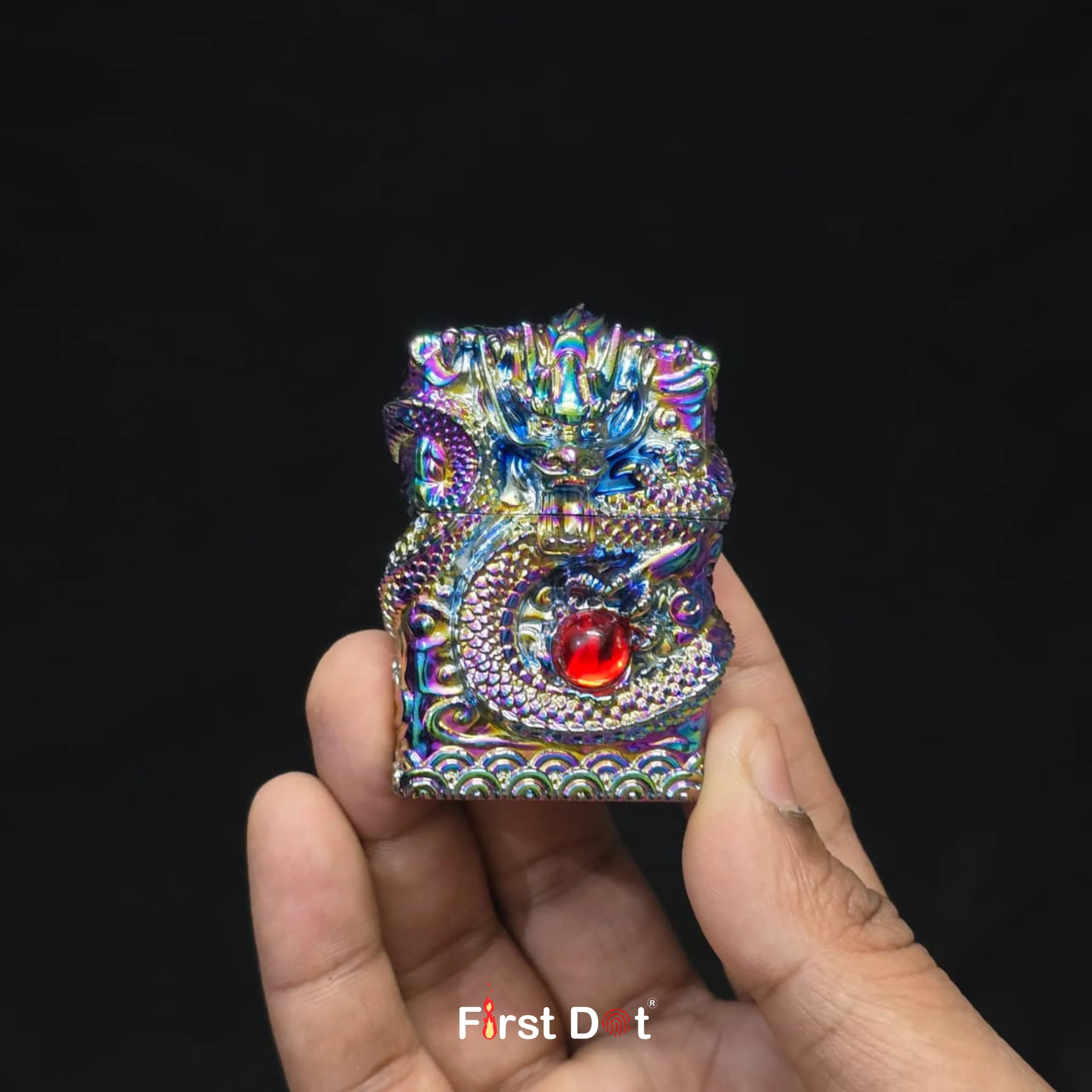 God Dragon Vintage Cigarette Lighter (Free 50ml fuel)