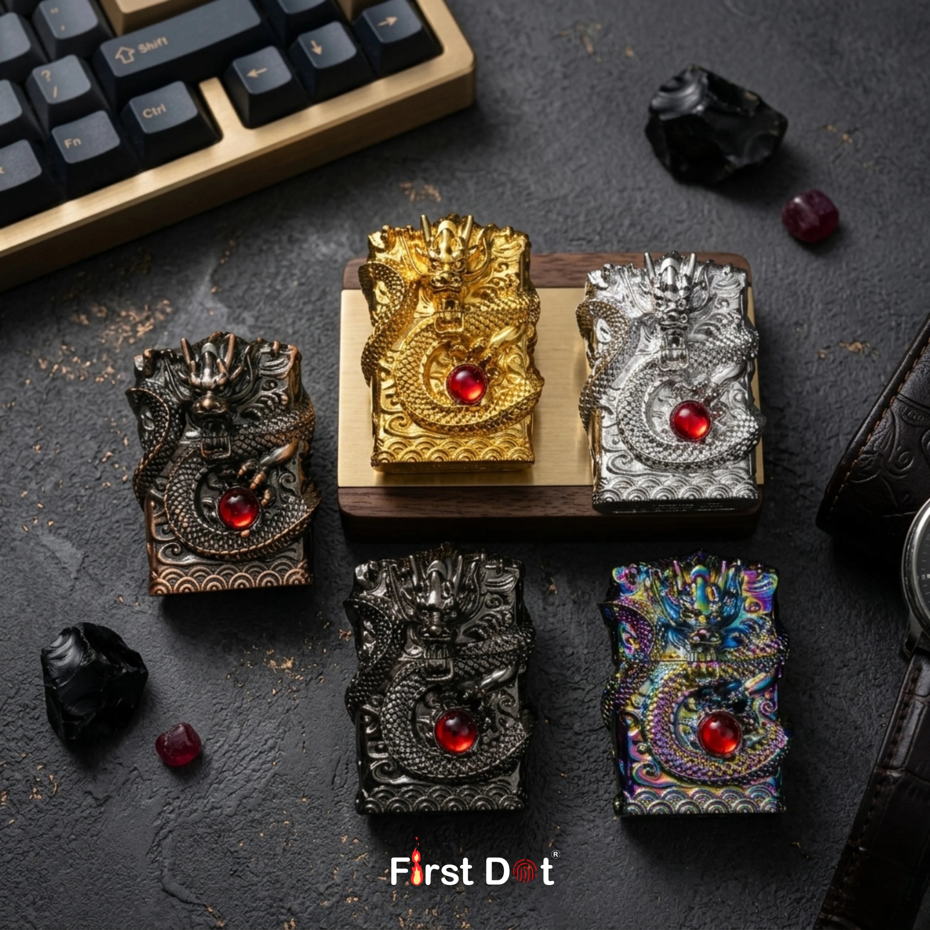 God Dragon Vintage Cigarette Lighter