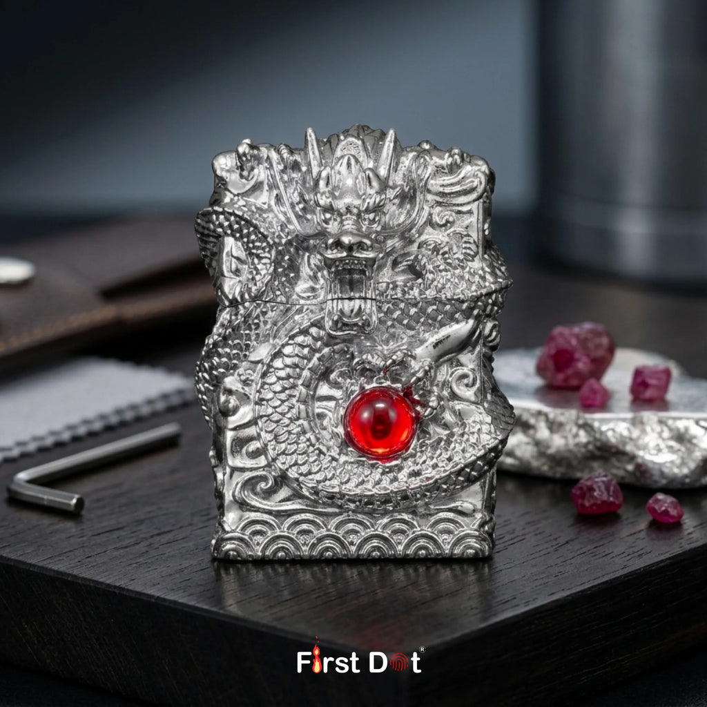 God Dragon Vintage Cigarette Lighter (Free 50ml fuel)