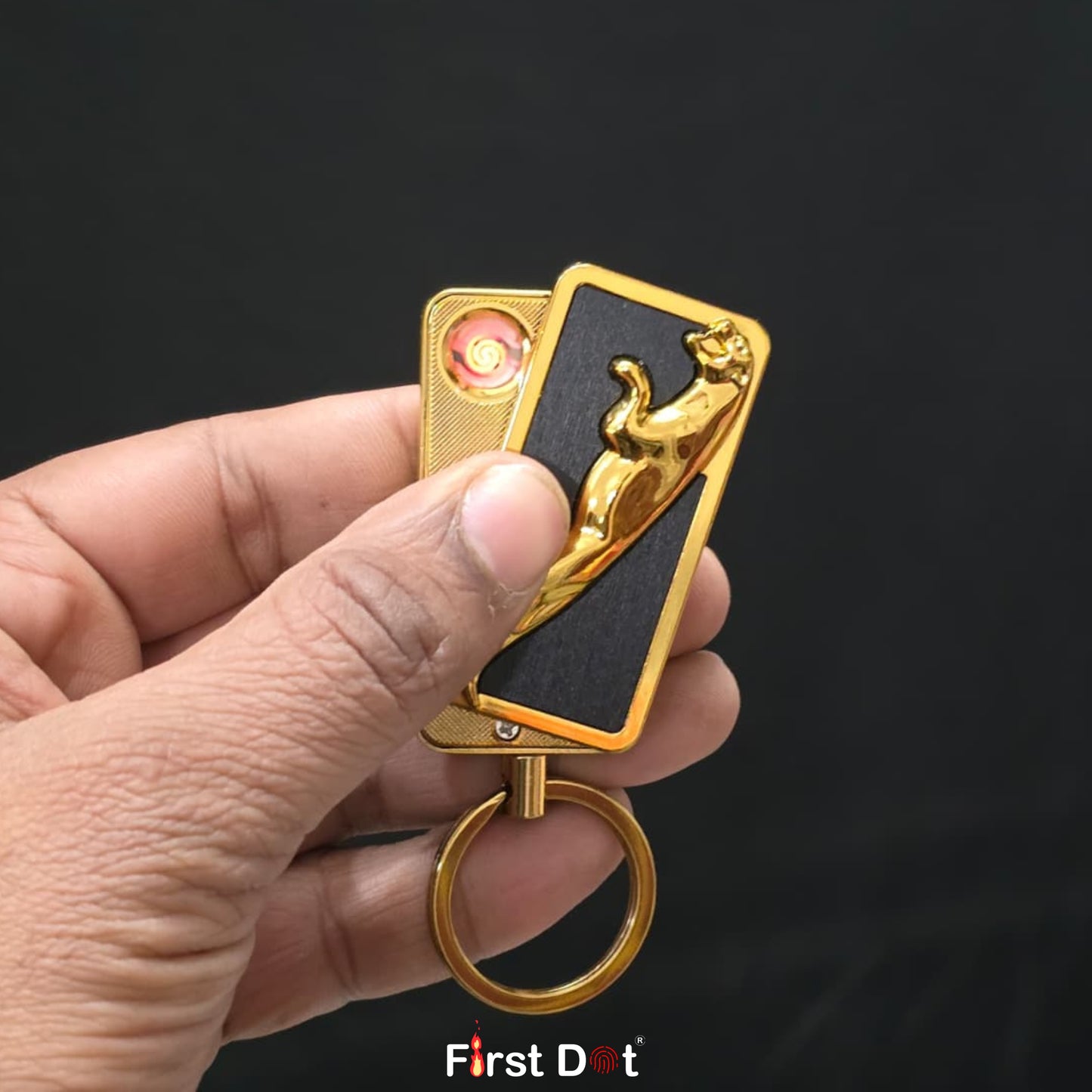 Jaguar USB Rechargeable Lighter | Electronic Flameless Keychain Lighter