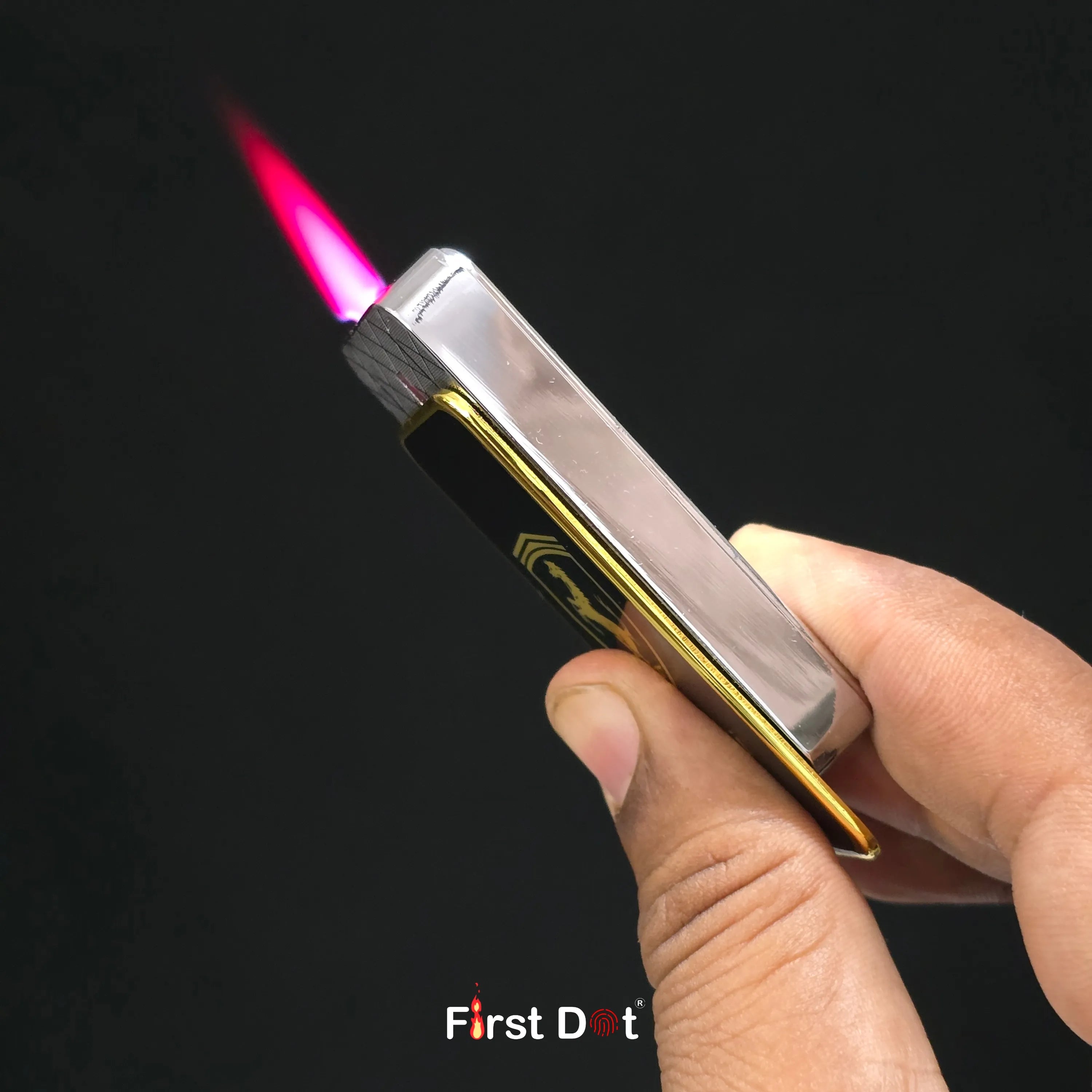 First Dot Car-Inspired Windproof Jet Lighter - Fancy Cigarette Lighter