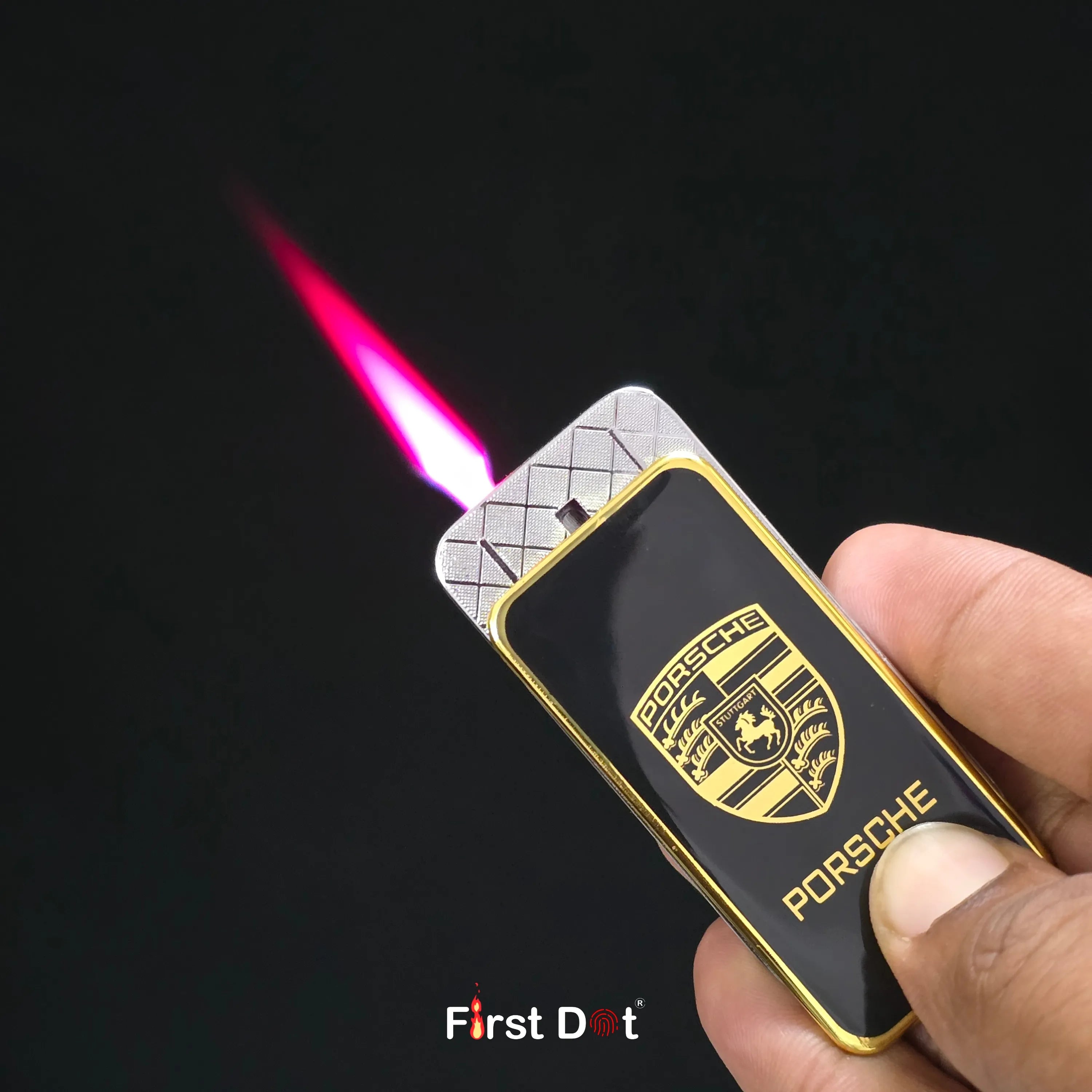 First Dot Car-Inspired Windproof Jet Lighter - Fancy Cigarette Lighter
