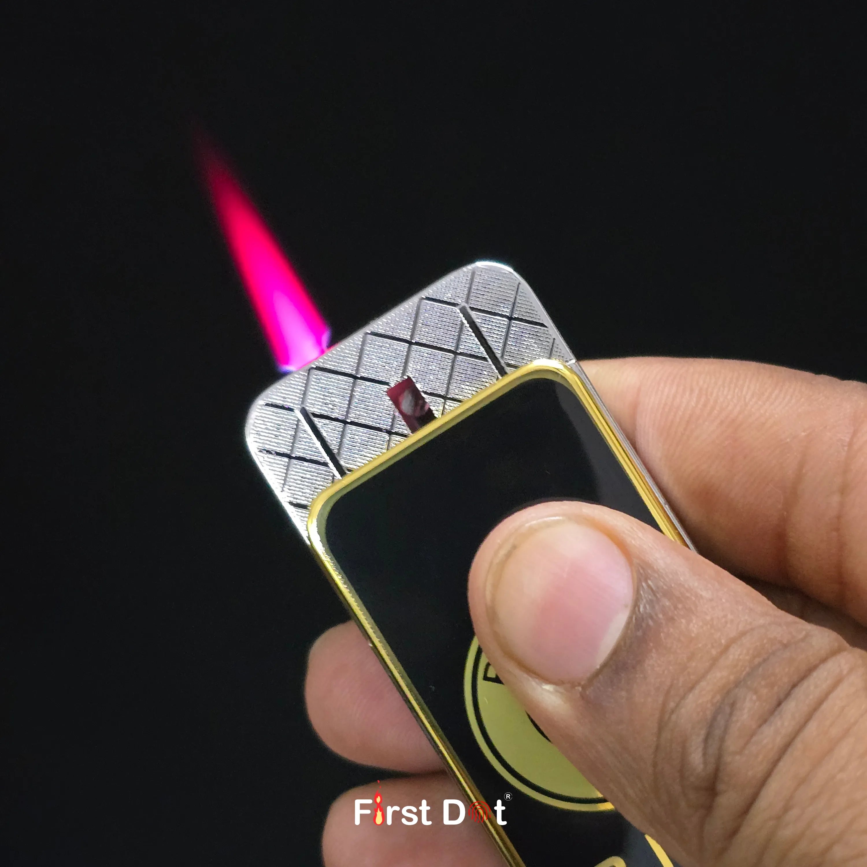 First Dot Car-Inspired Windproof Jet Lighter - Fancy Cigarette Lighter